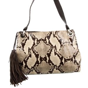 Snakeskin Shoulder Bag